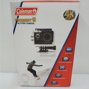 New Coleman Conquest 3 Black Action Camera